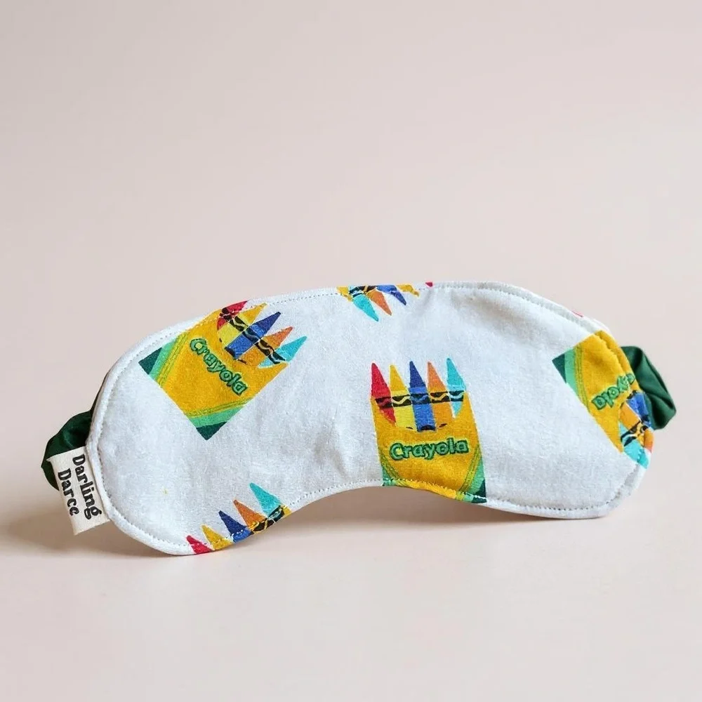 New Crayon Pattern Kids Sleep Mask
